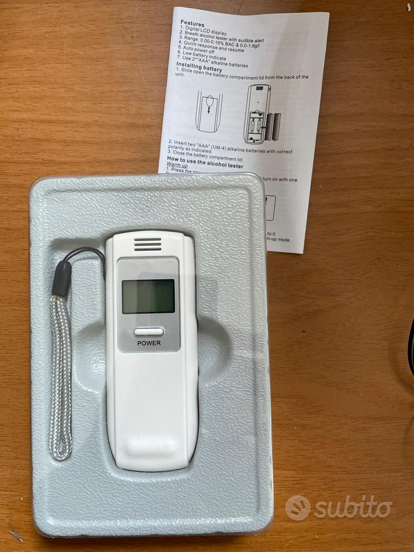 Etilometro alcol test portatile nuovo - Accessori Auto In vendita