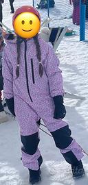 Completo tuta neve bambina