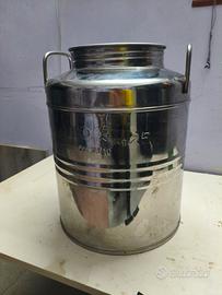 fusto acciaio inox per olio