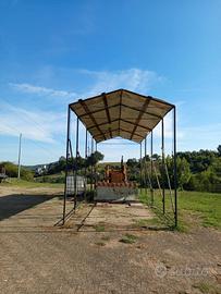 Tettoia in ferro