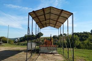 Tettoia in ferro