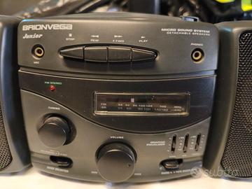 RADIO CASSETTE PLAYER BRIONVEGA JUNIOR