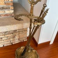 Set camino in ottone stile vintage - Come nuovo