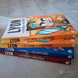 4 libri LYON per bambini