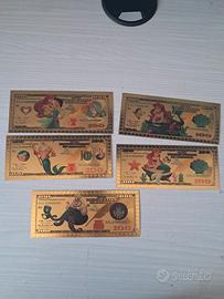 banconote la sirenetta disney