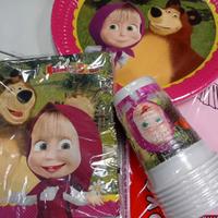 kit piatti masha x 16 persone