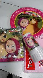 kit piatti masha x 16 persone