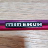 Targhetta Logo per Radio Minerva in Metallo