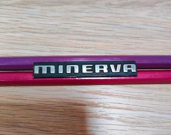 Targhetta Logo per Radio Minerva in Metallo