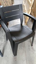 tavolo e sedie da giardino