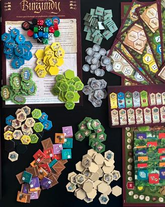 The Castles of Burgundy nuovo senza plastica gioco