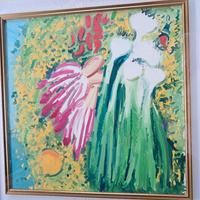 Athos Faccincani, Olio Su Tela, 50x50, pubblicato