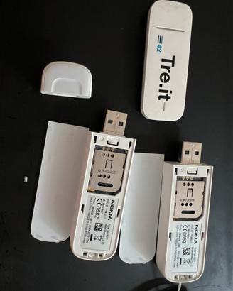 Chiavette modem Nokia e Tre.it