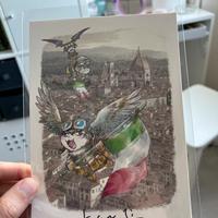 Kenji watanabe firma illustrazione