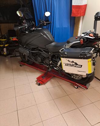 carrello sposta moto box