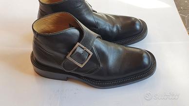 Scarpe uomo polacchini c/fibbia