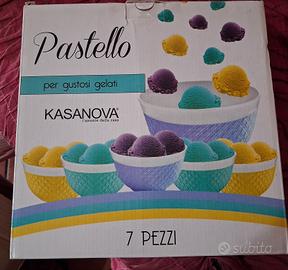 KASANOVA, set  coppette per gelato o macedonia 