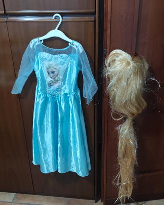 Vestito di carnevale da Elsa