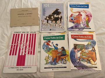 Librri Spartiti corso pianoforte per bambini