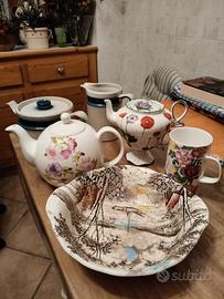 Cinque pregiate porcellane inglesi 