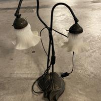 Lampada a collo di cigno vintage