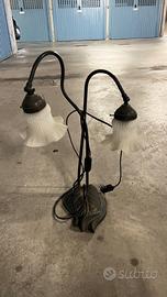 Lampada a collo di cigno vintage