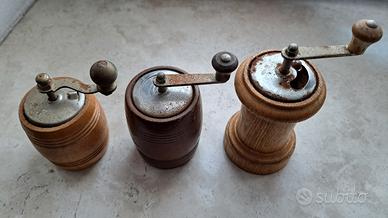 3 macina pepe vintage da collezione