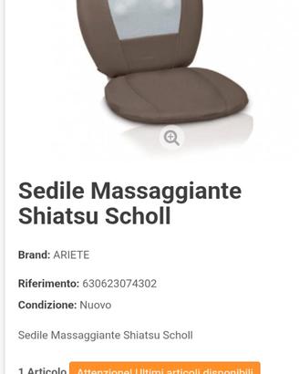 sedile massaggiante 
