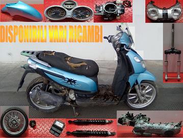 PIAGGIO CARNABY 200cc ANNO 2007 AZZURRO X RICAMBI