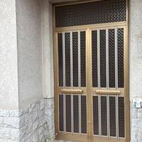 Portone da esterno vetro alluminio usato