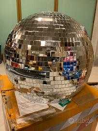 Casco a forma di palla a specchio carnevale