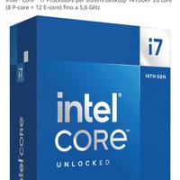 Cpu intel core i7 14700kf + sk madre asus