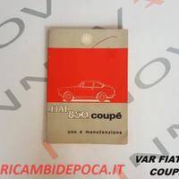 Libretto Uso e Manutenzione-Fiat 850 Coupè