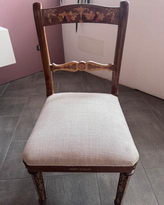 Set sedie d’epoca