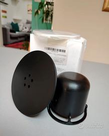 Tappo scarico doccia 115 mm nero – Nuovo
