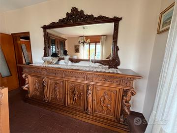 Mobili antichi tavolo buffet credenza