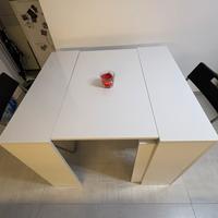 Tavolo consolle allungabile bianco fino a 3 metri