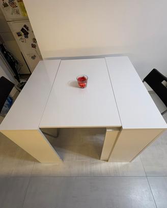 Tavolo consolle allungabile bianco fino a 3 metri