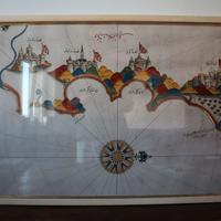 Antica Mappa della Calabria - 1550 AD (60x90 cm)