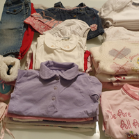 Stock 40pz abbigliamento bambina 9-12 mesi a/i