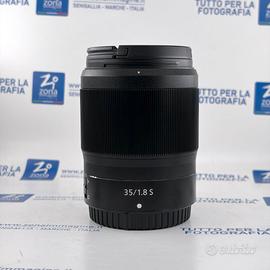NIKON Z 35 mm f1.8 S + GARANZIAUSATO