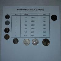Monete Repubblica Ceca (Corona) Vari Anni