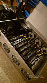Mining Rig 8 GPU AMD RX 6600 / 6600 XT