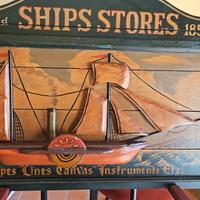 due insegne quadro 2D in legno