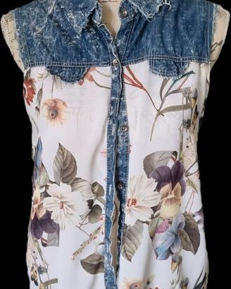 Coordinato Zuiki floreale– pantaloni e