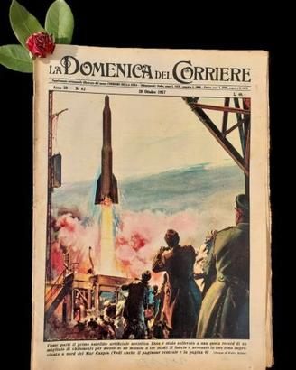 La Domenica del Corriere 20 ottobre 1957  Sputnik