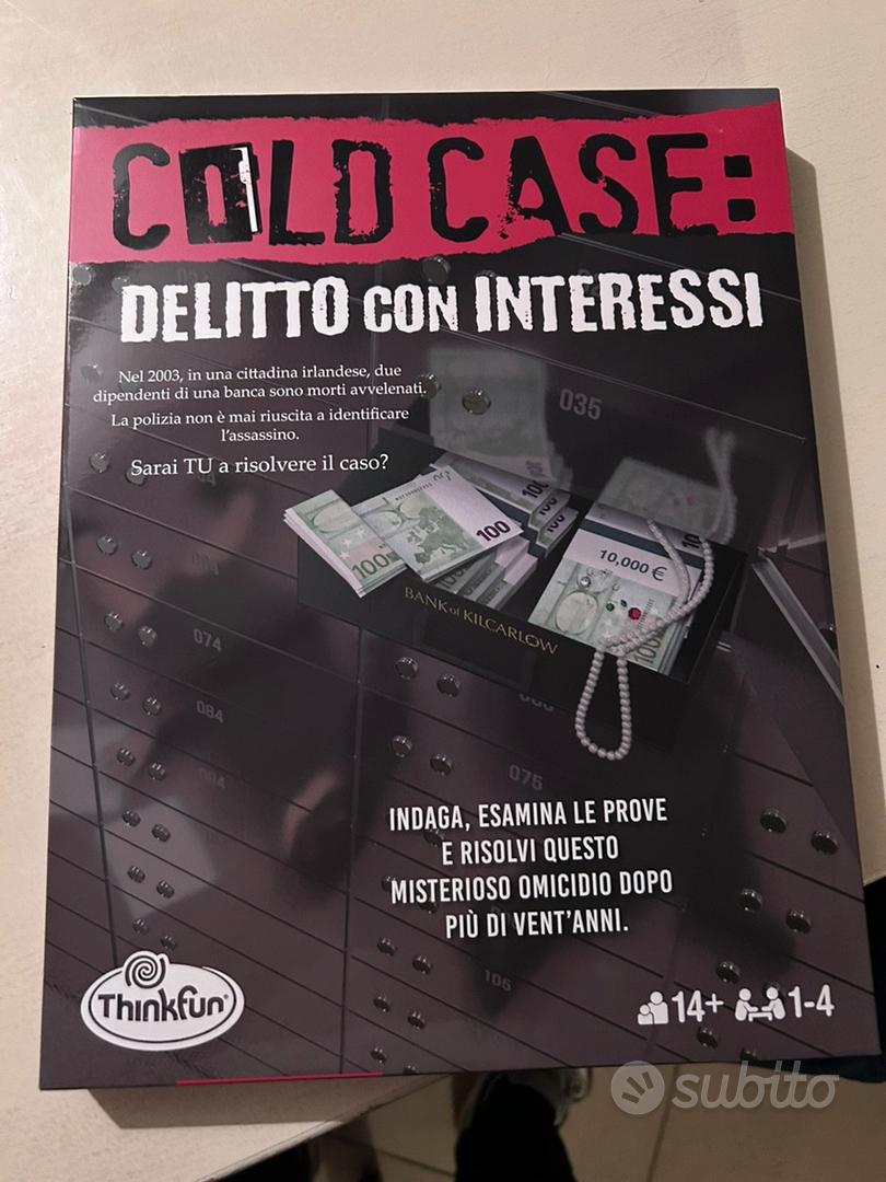 Gioco cold case “Delitto con Interessi” - Audio/Video In vendita a Pistoia