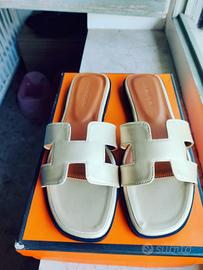 sandali bassi donna in pelle taglia 39 