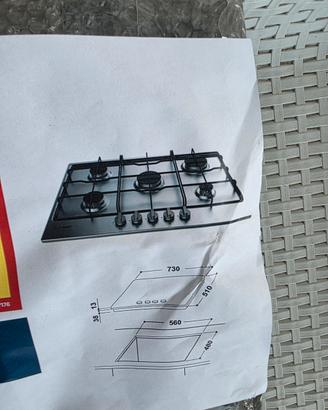 piano cottura indesit 5 fuochi  