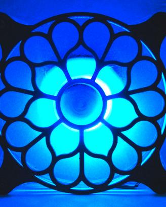 Griglia decorativa ventola RGB da 120mm PC Flamb 7